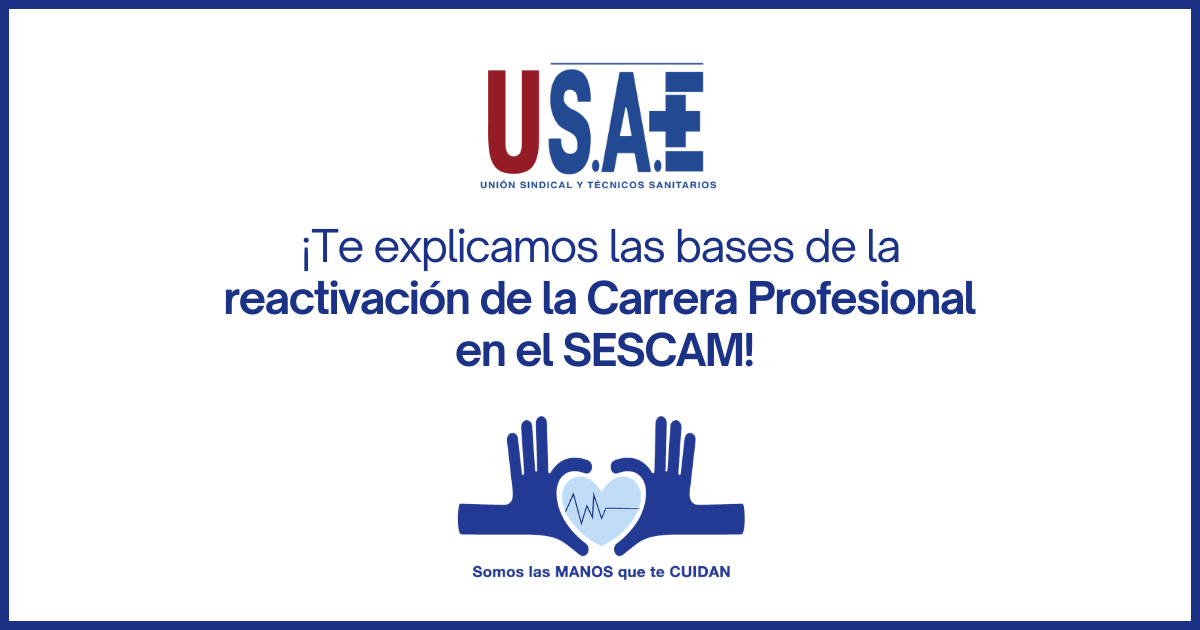 ¡Te explicamos las bases de la reactivación de la Carrera Profesional en el SESCAM!
